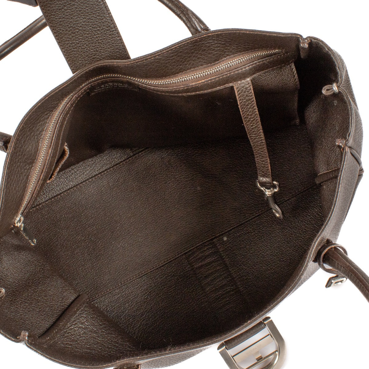 shop 100% authentic second hand Delvaux Brown Brillant Cabriolet Bag on Labellov.com