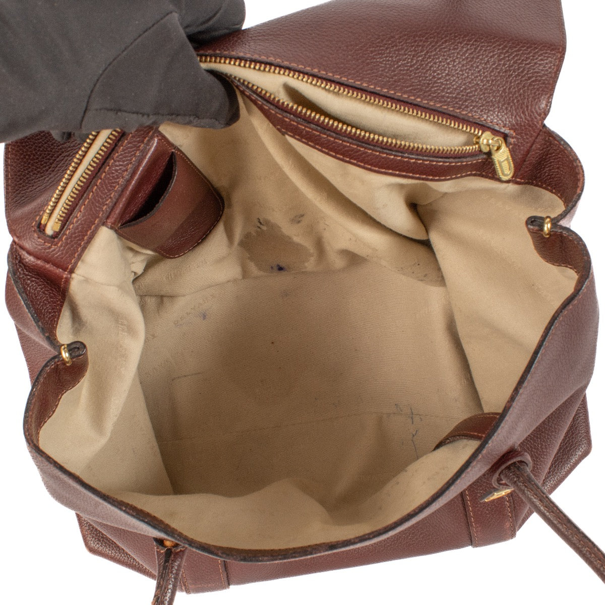 shop 100% authentic second hand Delvaux Burgundy Tote Bag on Labellov.com