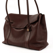 shop 100% authentic second hand Delvaux Burgundy Tote Bag on Labellov.com