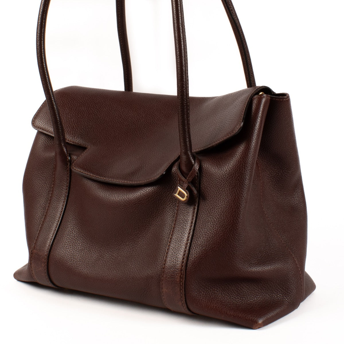 shop 100% authentic second hand Delvaux Burgundy Tote Bag on Labellov.com