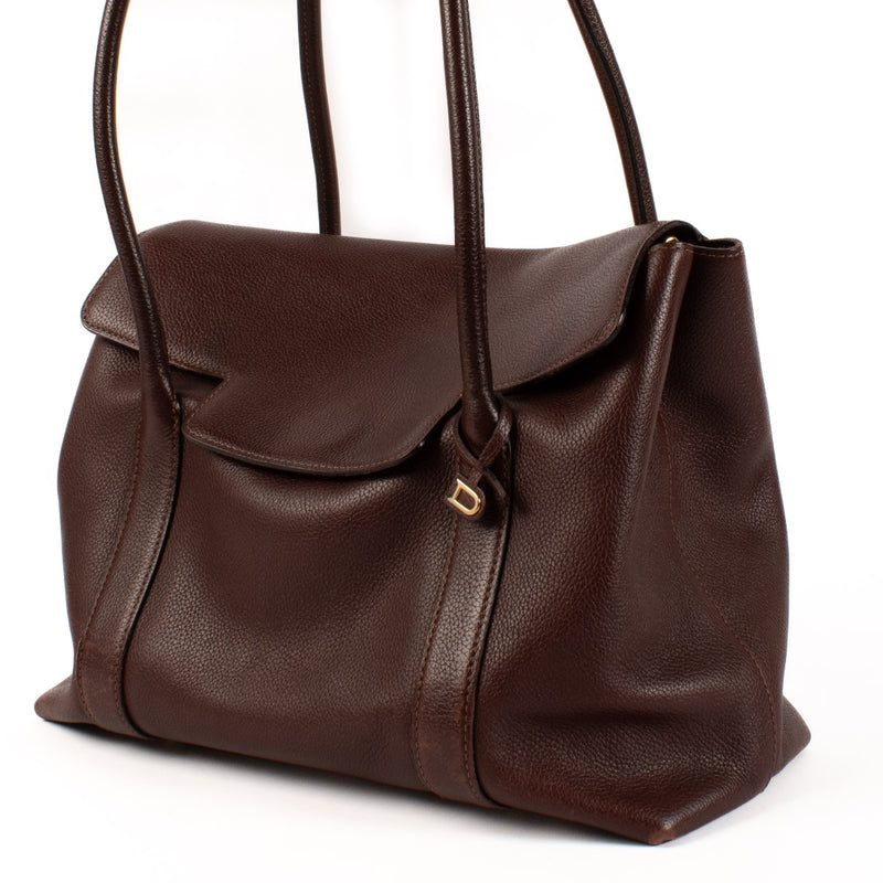 shop 100% authentic second hand Delvaux Burgundy Tote Bag on Labellov.com