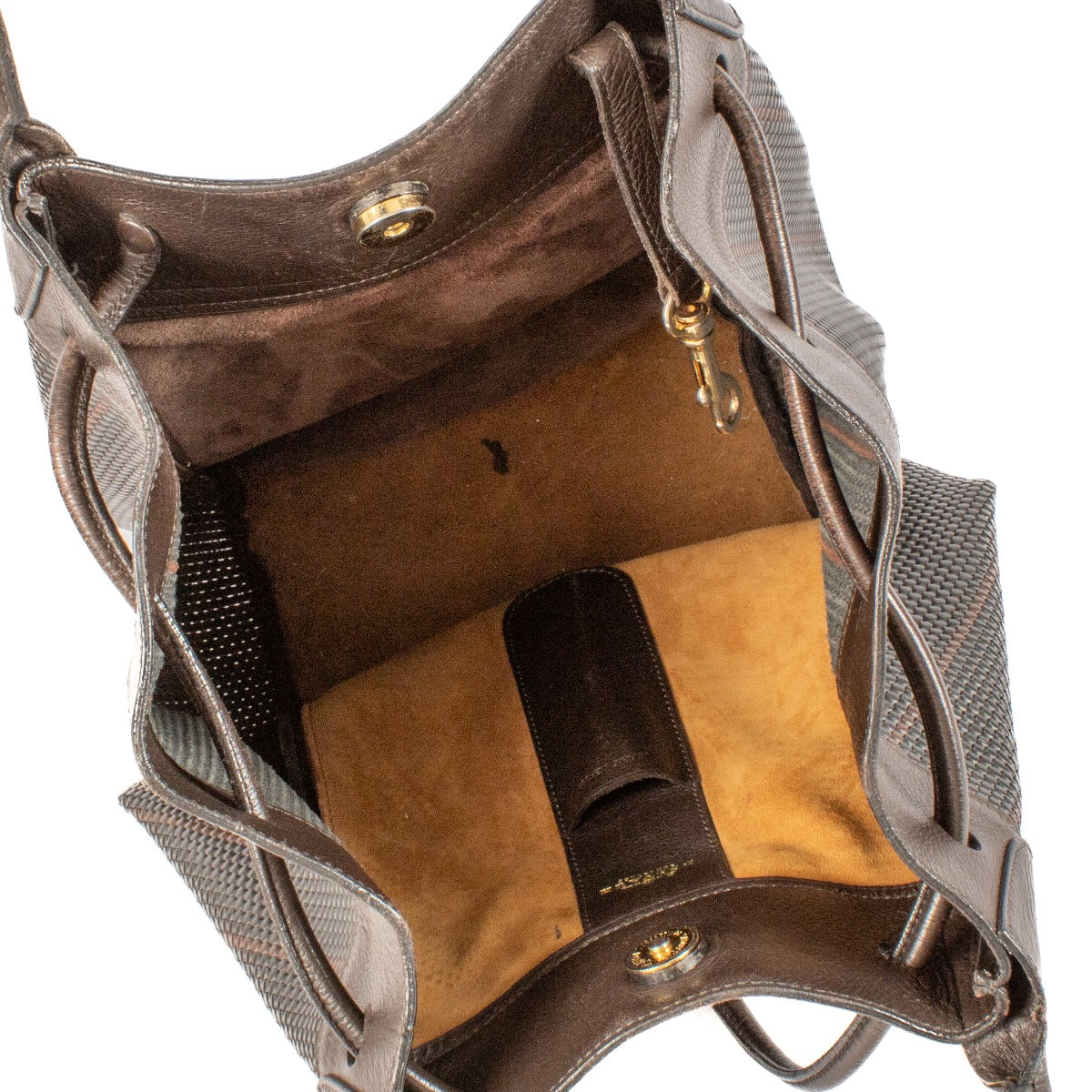 Shop 100% authentic secondhand Delvaux Café/Black Corail Top Handle Bag on Labellov.com