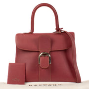 Delvaux Vintage Framboise Leather Brillant MM