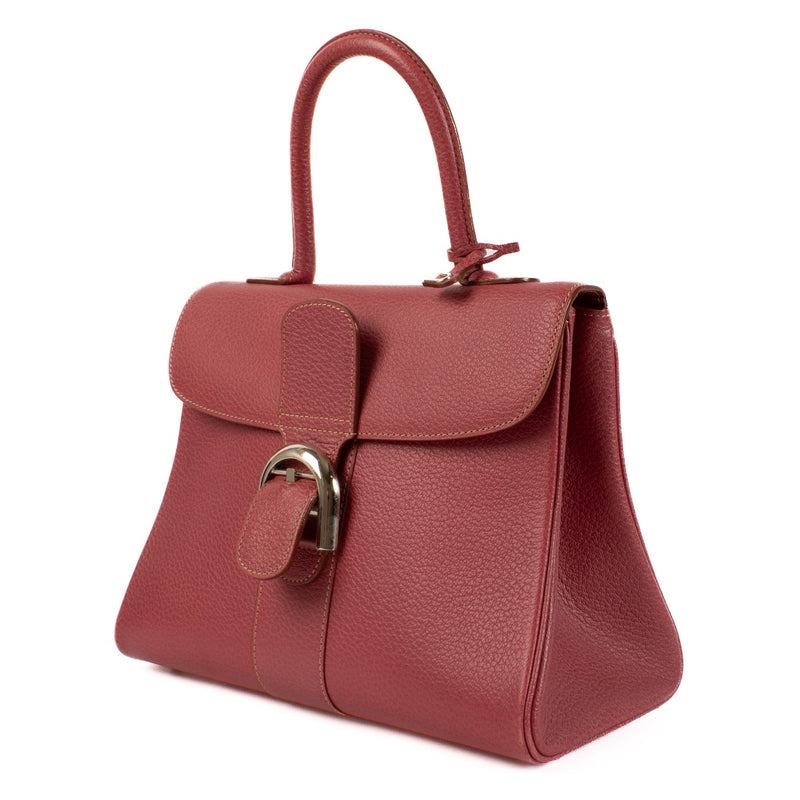 Delvaux Framboise Leather Brillant MM