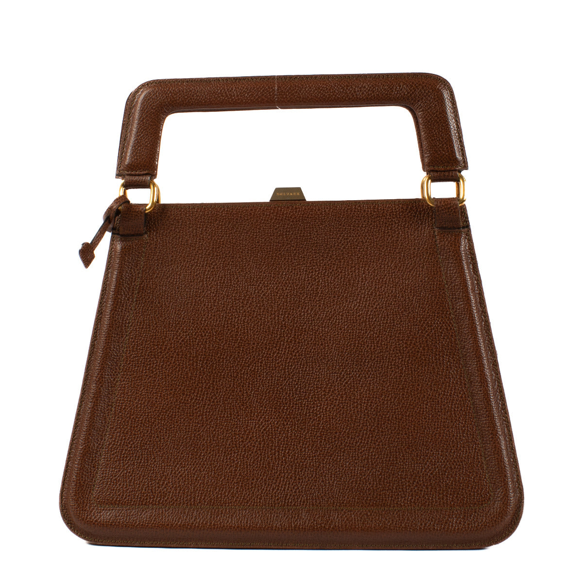 Delvaux Brown Grained Bloody Mary Bag