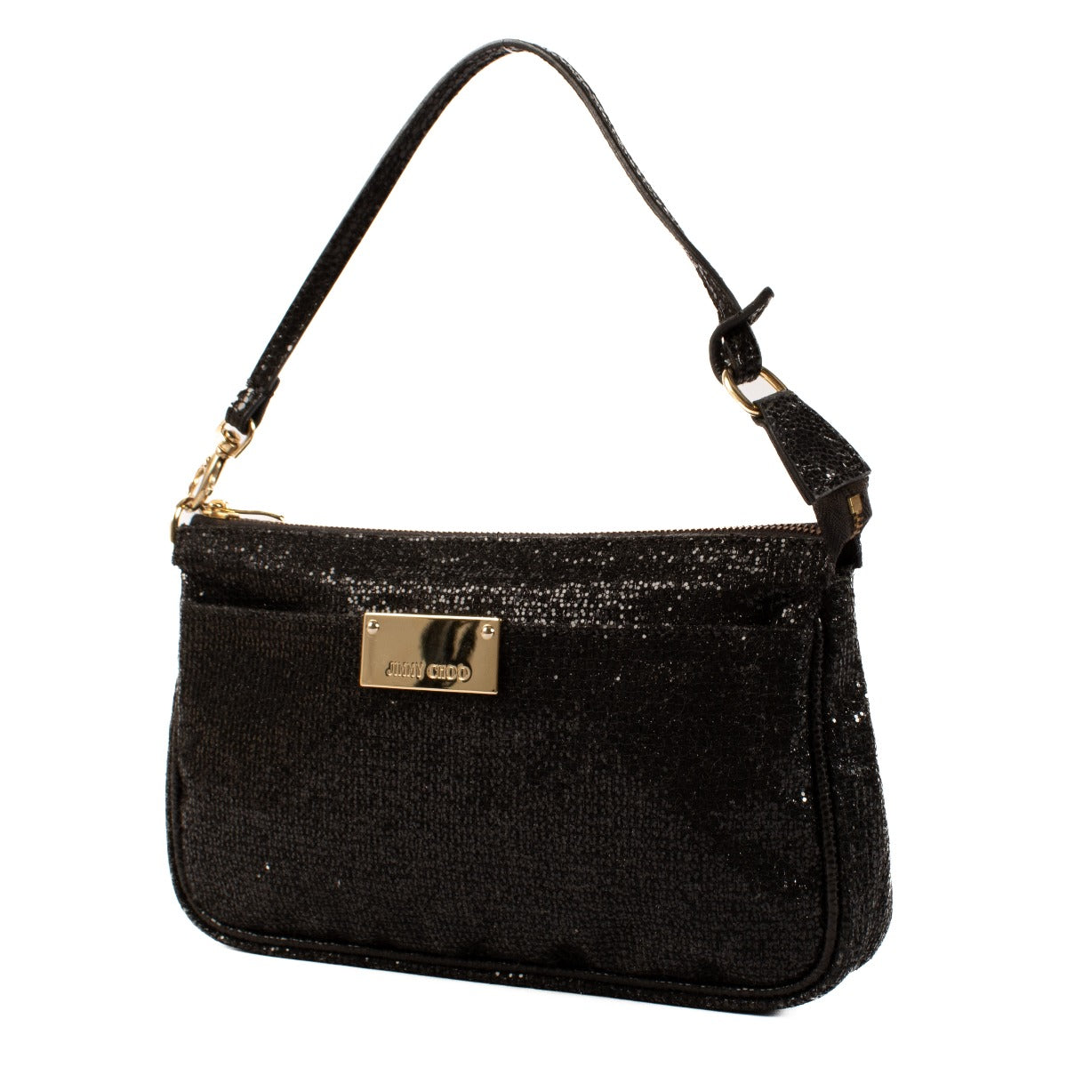 Shop 100% authentic secondhand Jimmy Choo Black Glitter Clutch on Labellov.com