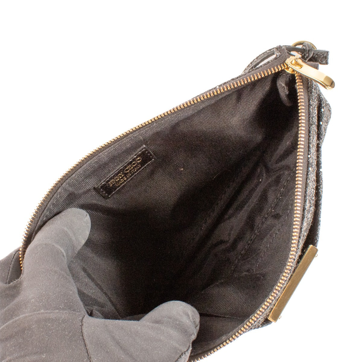 Shop 100% authentic secondhand Jimmy Choo Black Glitter Clutch on Labellov.com