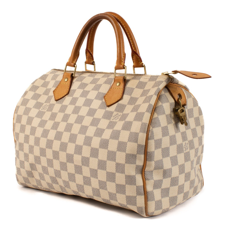shop 100% authentic second hand Louis Vuitton Damier Azur Speedy 30 on Labellov.com