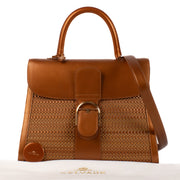 Delvaux Vegetal Toile de Cuir Panier/Box Calf Brillant GM