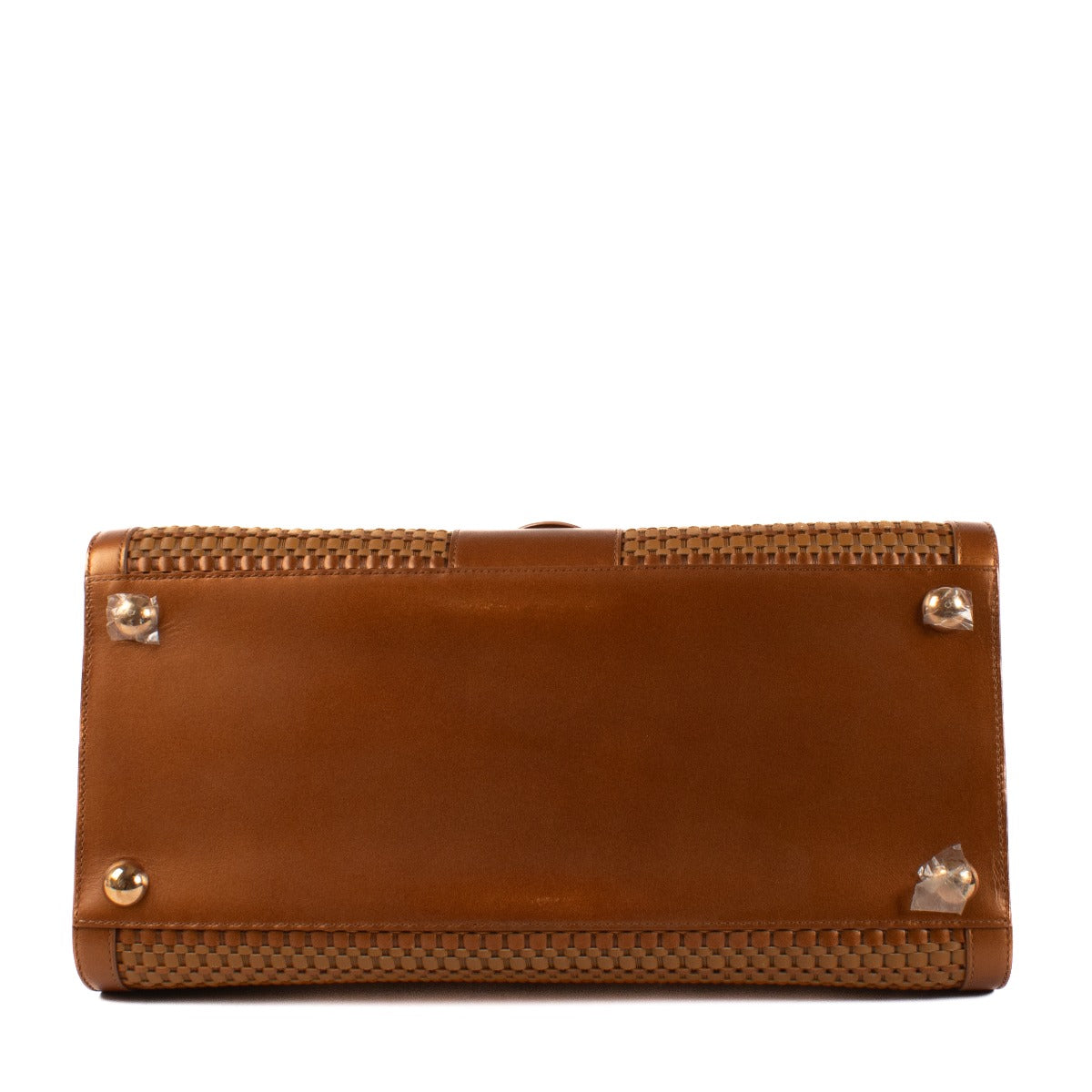 Delvaux Vegetal Toile de Cuir Panier/Box Calf Brillant GM