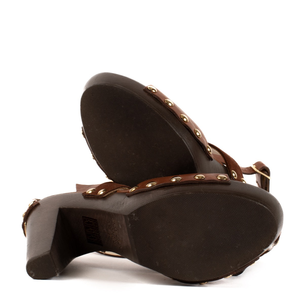 shop 100% authentic second hand Jimmy Choo Brown Ursula Heels - Size 39 on Labellov.com