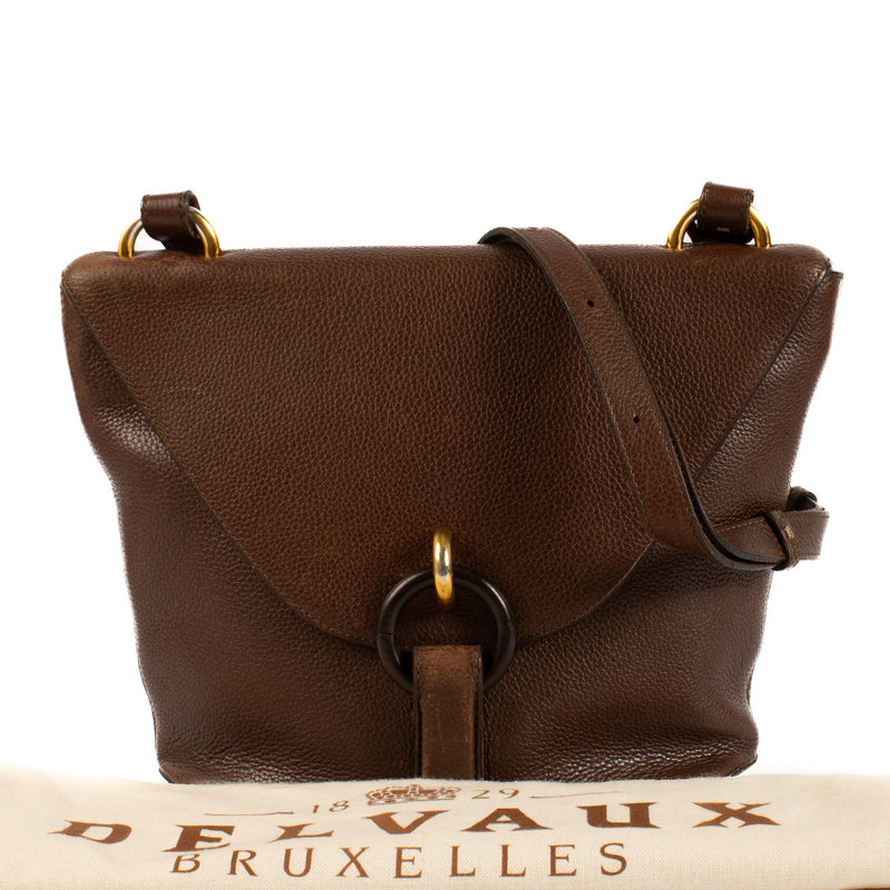 Delvaux Brown Vintage Shoulder Bag