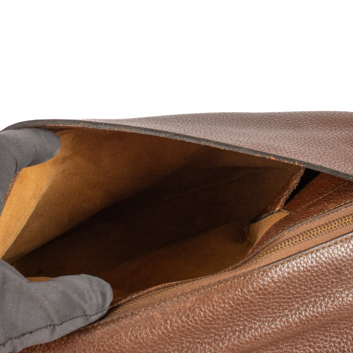 Delvaux Bruine Vintage Schoudertas