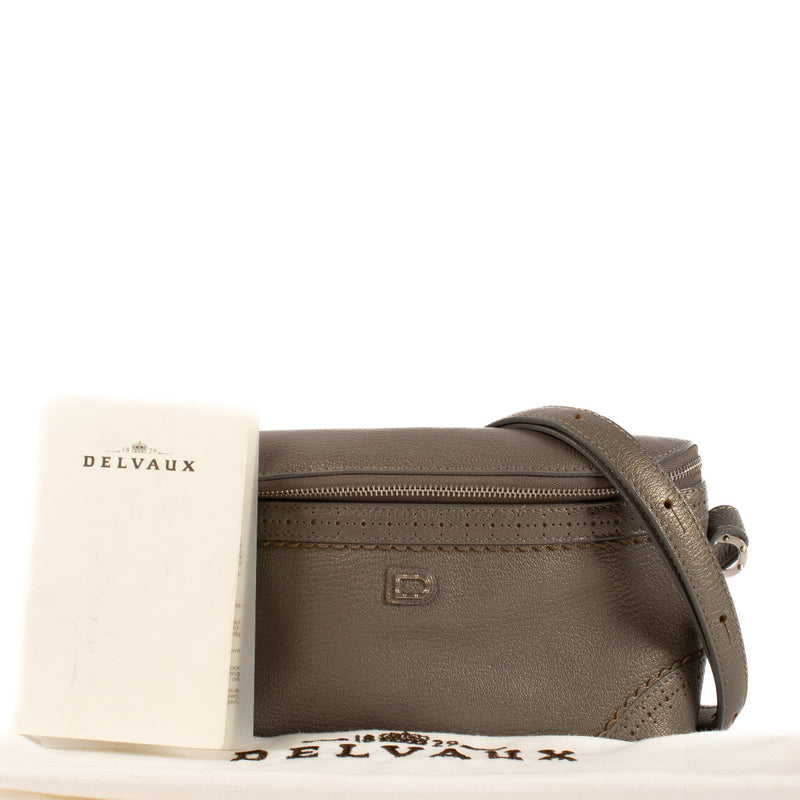 Delvaux Gris Irisé Marie PM Crossbody Bag