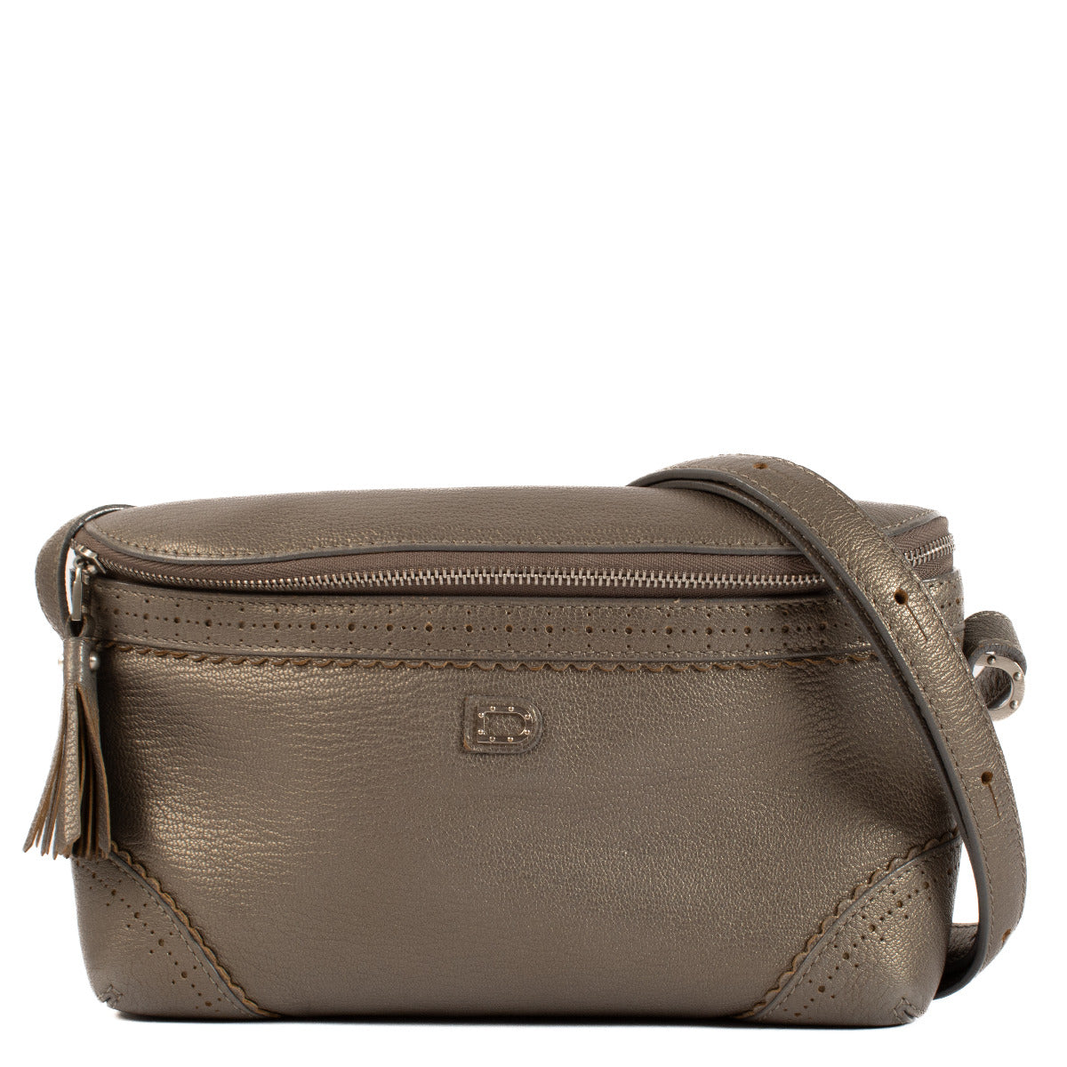 Delvaux Gris Irisé Marie PM Crossbody Bag