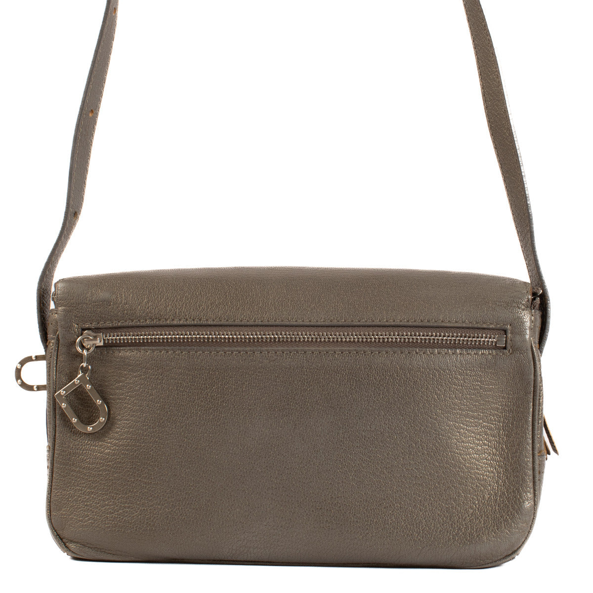 Sac Bandoulière Delvaux Gris Irisé Marie PM