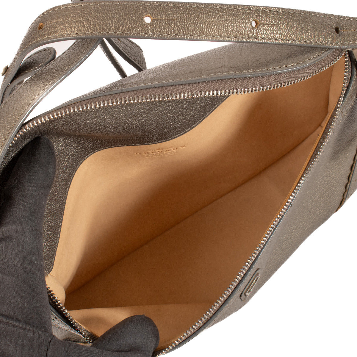 Sac Bandoulière Delvaux Gris Irisé Marie PM