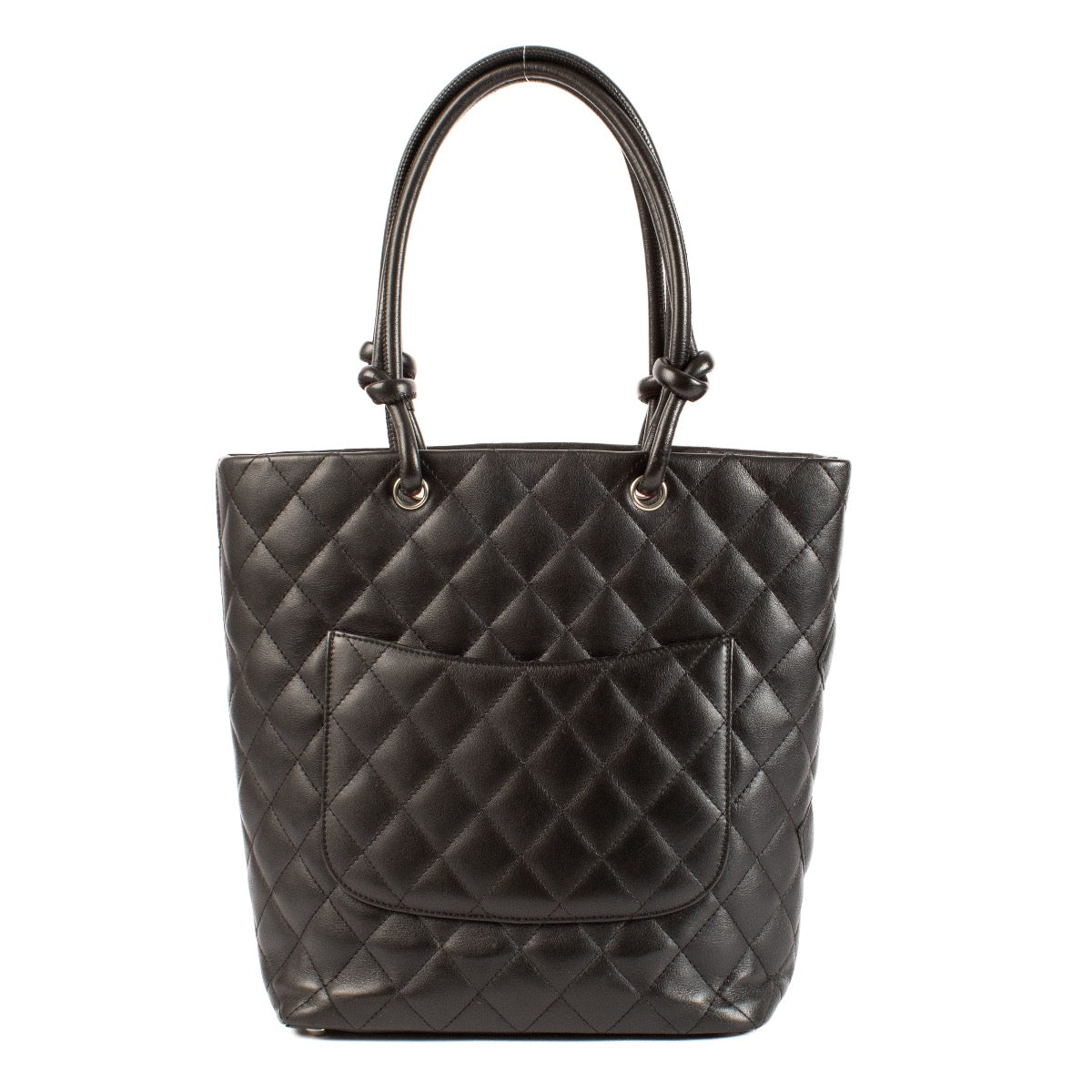 Shop safe online at Labellov in Antwerp, Brussels and Knokke this 100% authentic second hand Chanel Black Cambon Ligne Top Handle Bag
