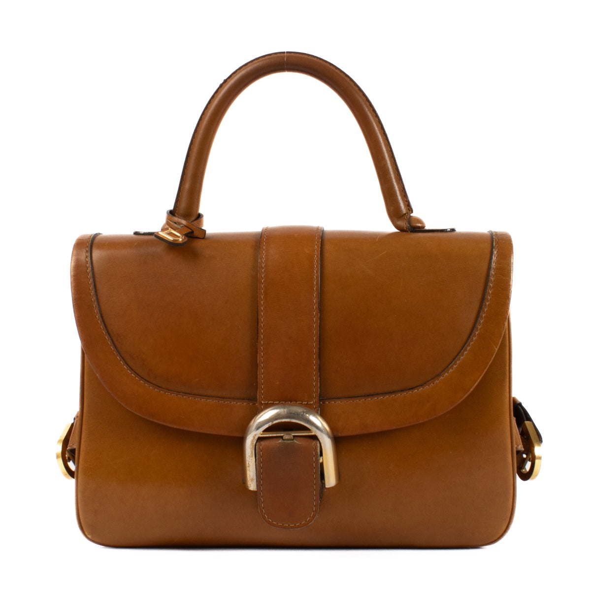 Delvaux Tan Natural Calfskin Brillant Rouilly Bag