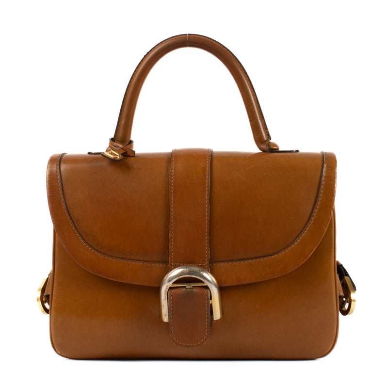 Delvaux Tan Natural Calfskin Brillant Rouilly Bag