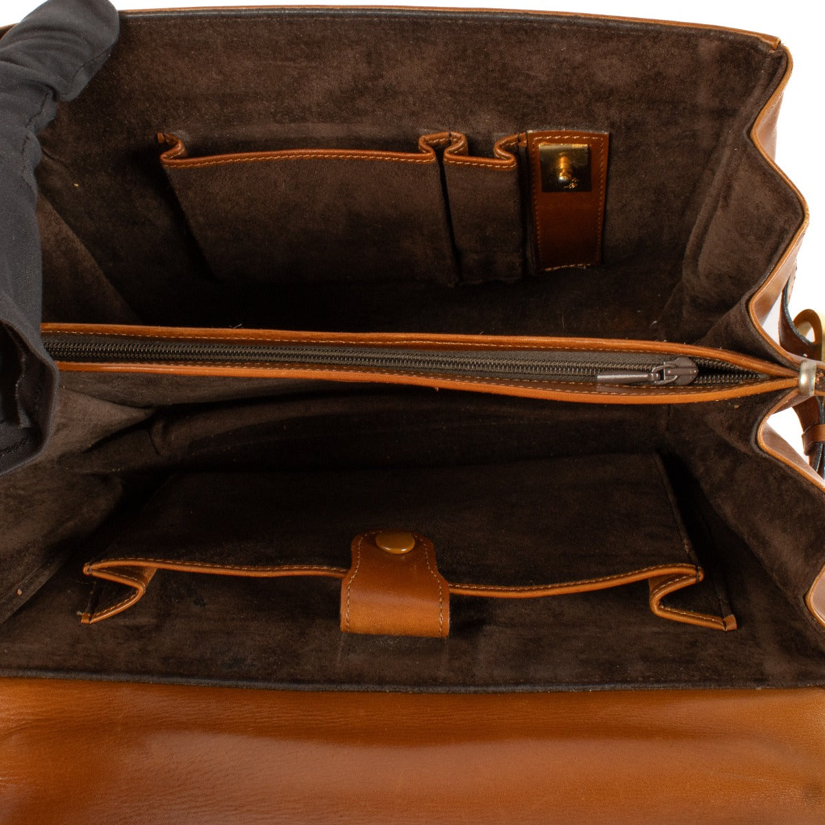 Delvaux Tan Natural Calfskin Brillant Rouilly Bag