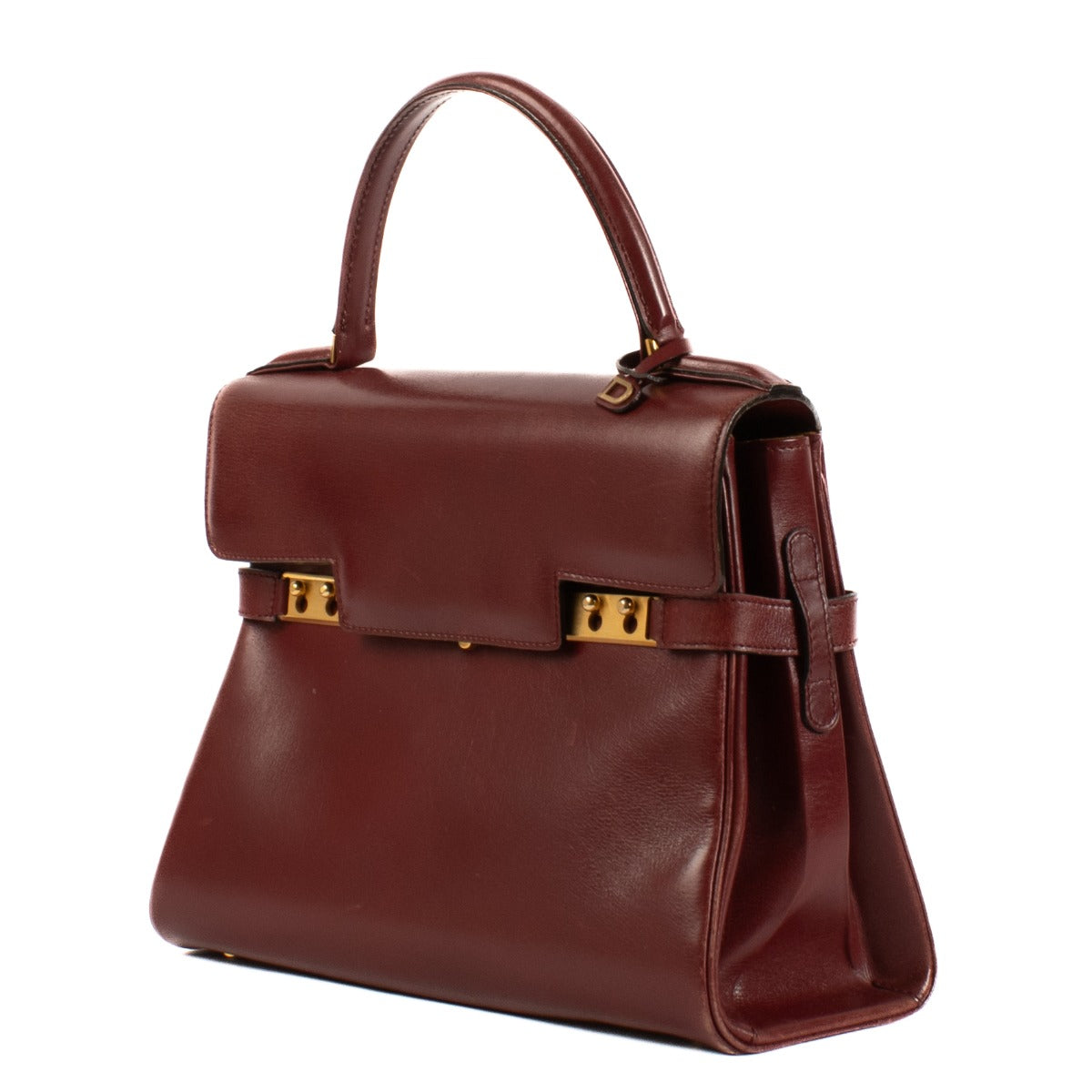Delvaux Vintage Bordeaux Box Calf Tempête MM