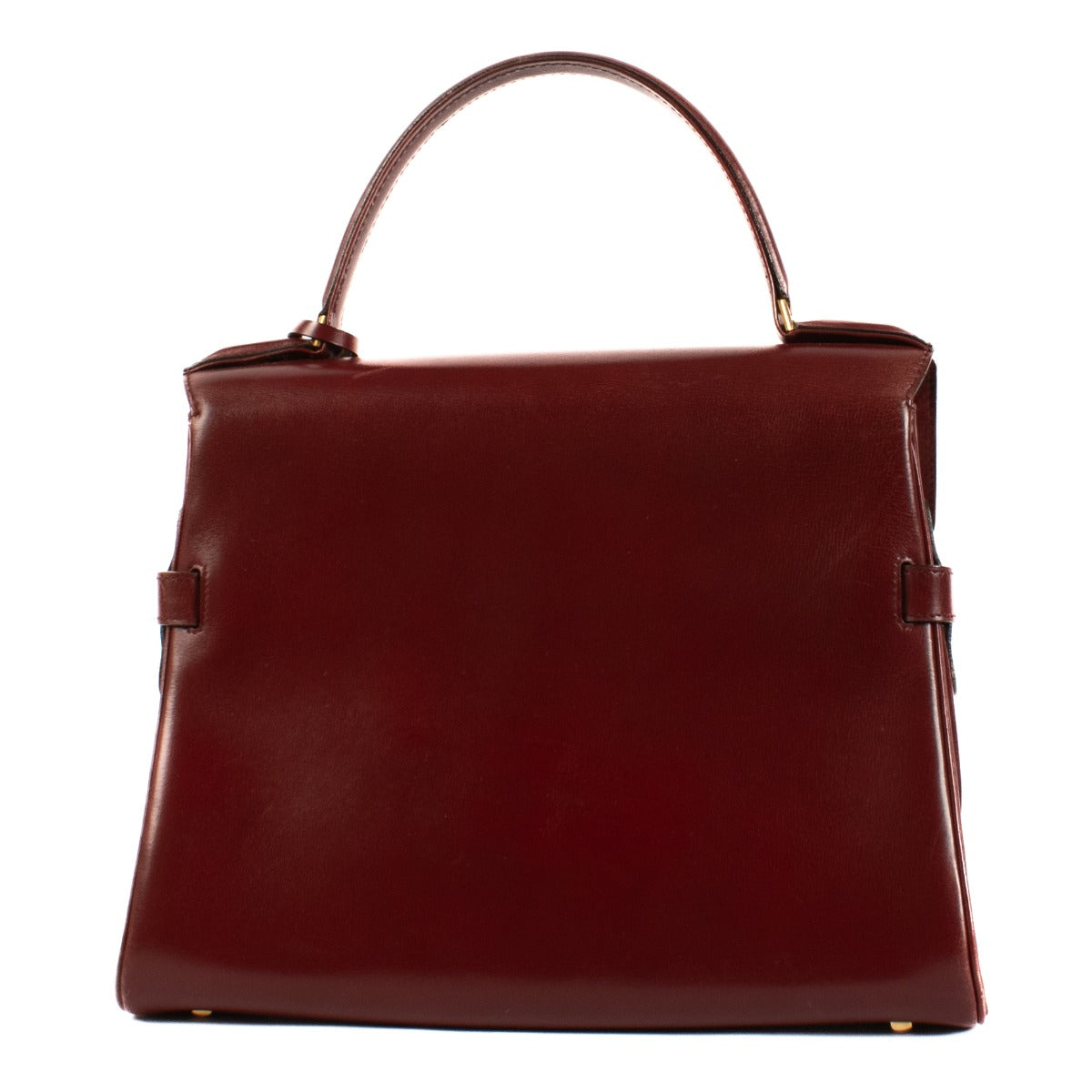 Delvaux Vintage Bordeaux Box Calf Tempête MM