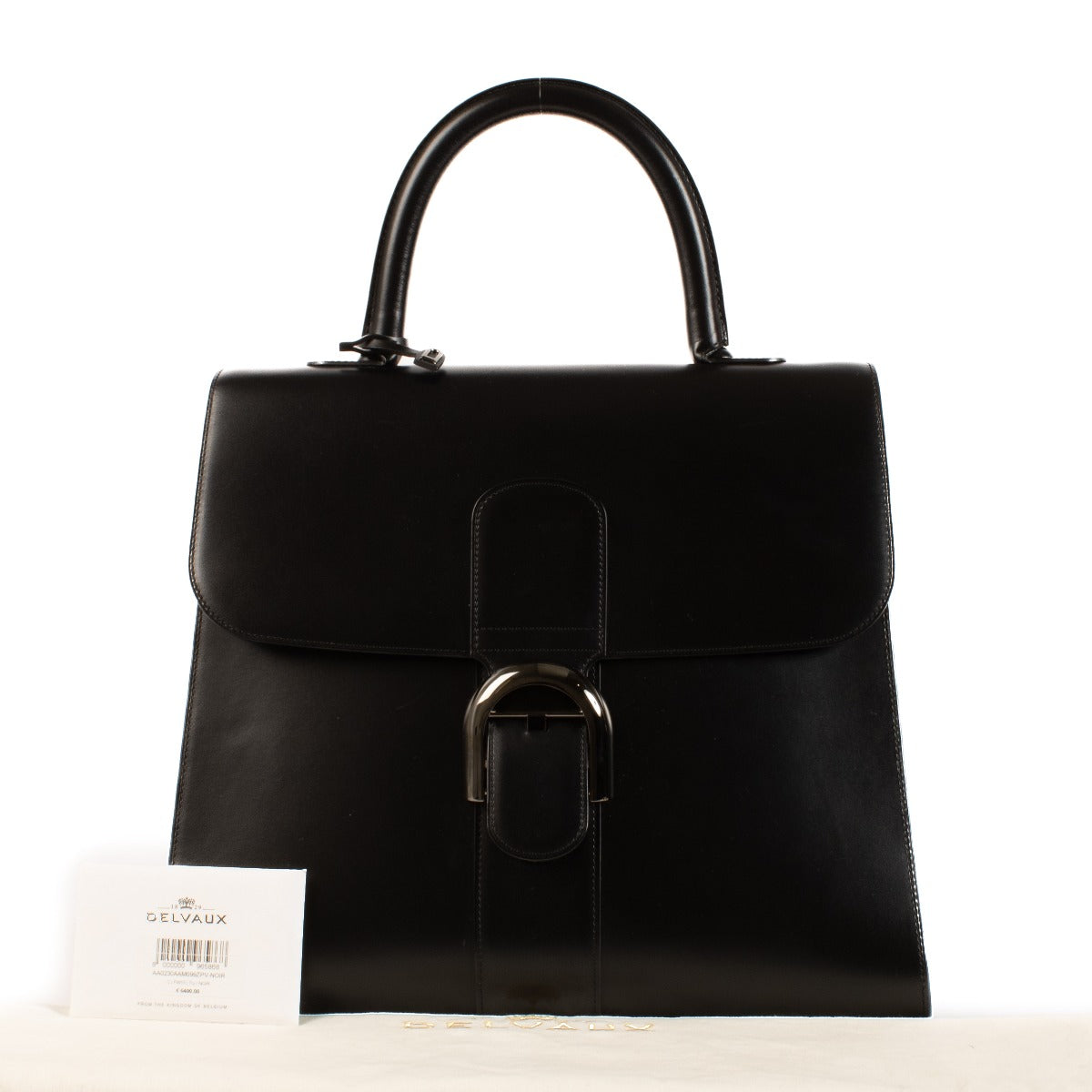 Delvaux So Black Box Calf Brillant Black Edition Bag