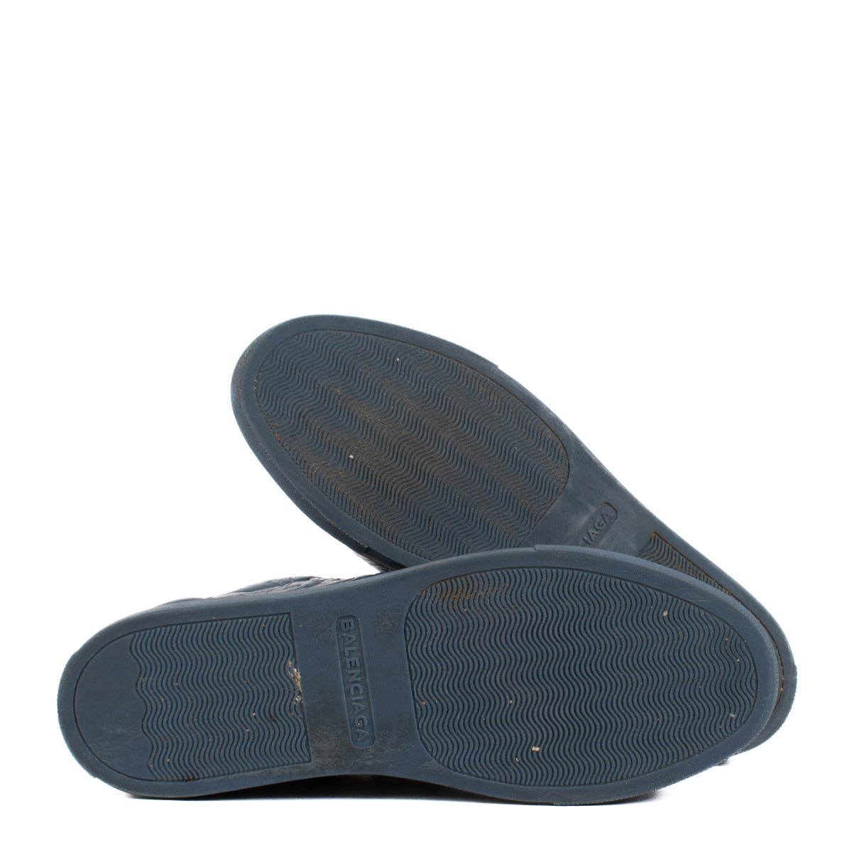 Baskets Balenciaga en cuir bleu - taille 38