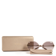 Bulgari Pink Frameless Sunglasses