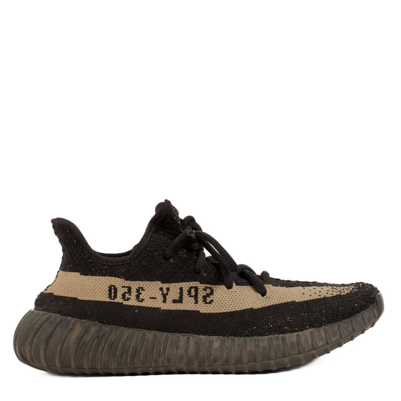 Yeezy 350 V2 Core Black/Green Sneakers