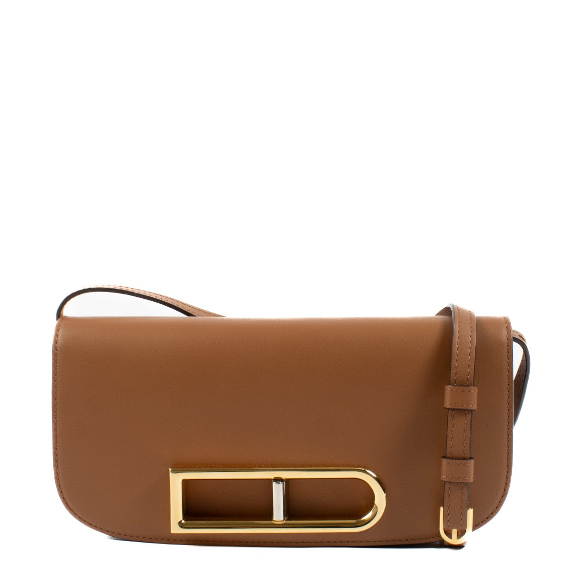 shop 100% authentic second hand Delvaux Tan Olen Calf Lingot Clutch on Labellov.com