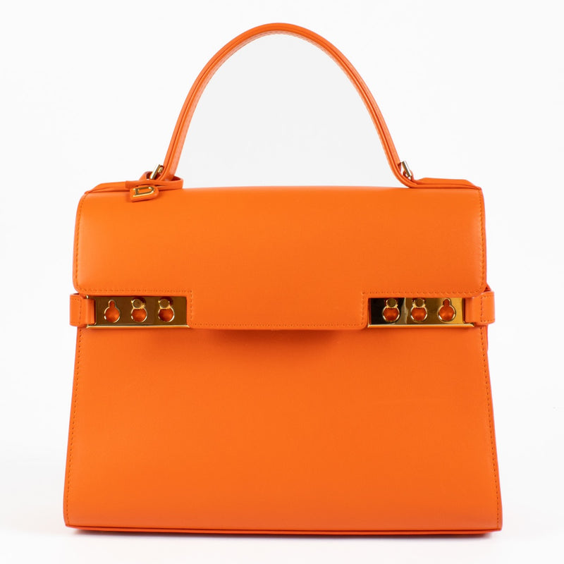 Shop 100% authentic second hand Delvaux Orange Tempête MM Bag on Labellov.com