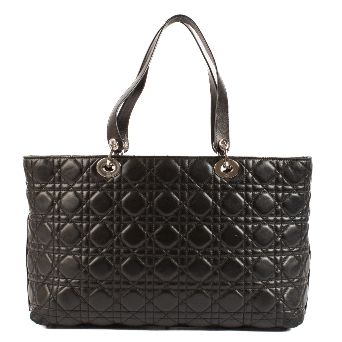 Dior Zwart Lamsleer Cannage Soft Lady Dior Tote Tas