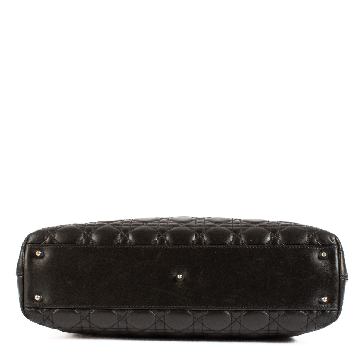 Dior Zwart Lamsleer Cannage Soft Lady Dior Tote Tas