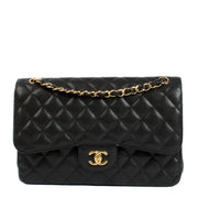 Chanel Black Caviar Large Classic Flap Bag