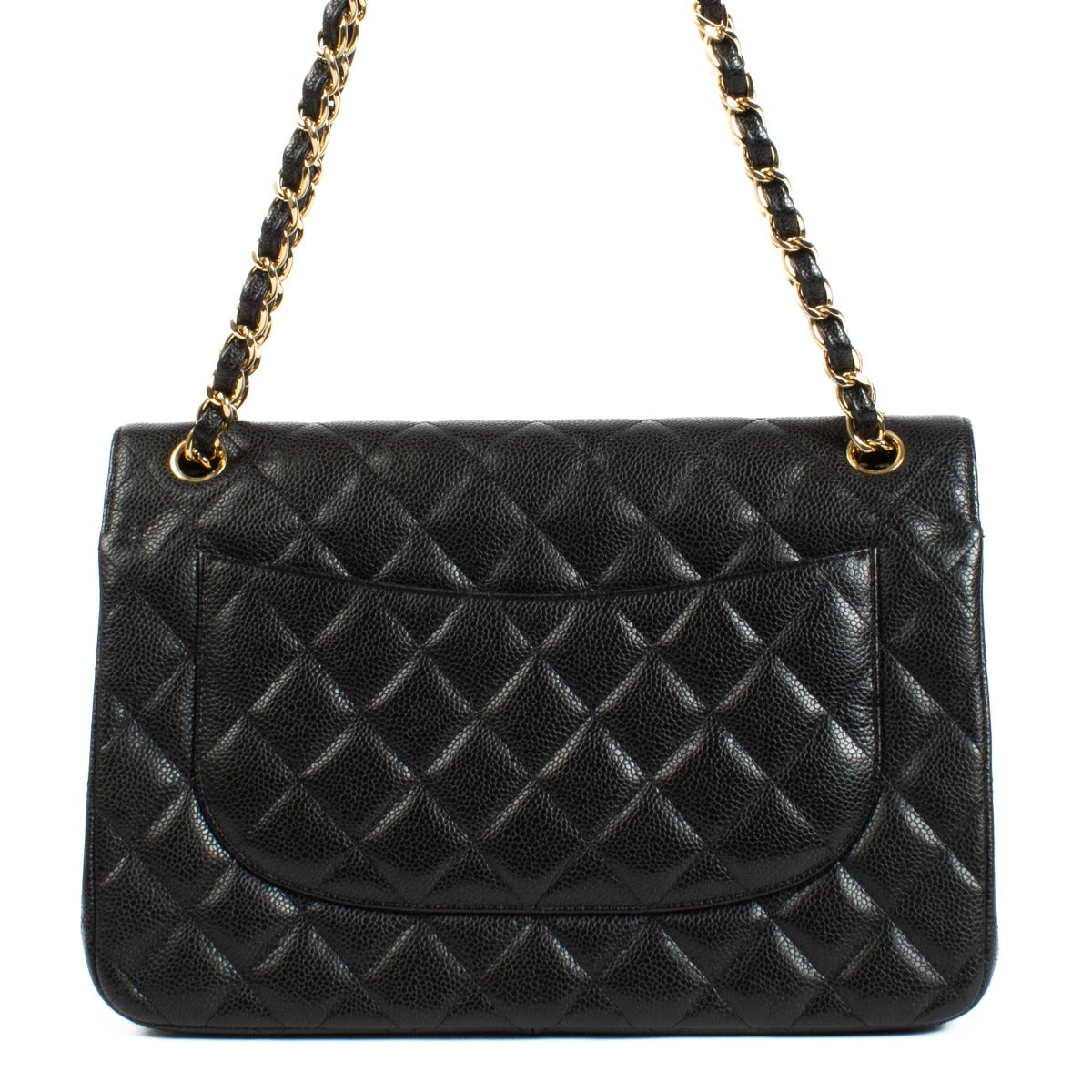 Chanel Black Caviar Large Classic Flap Bag