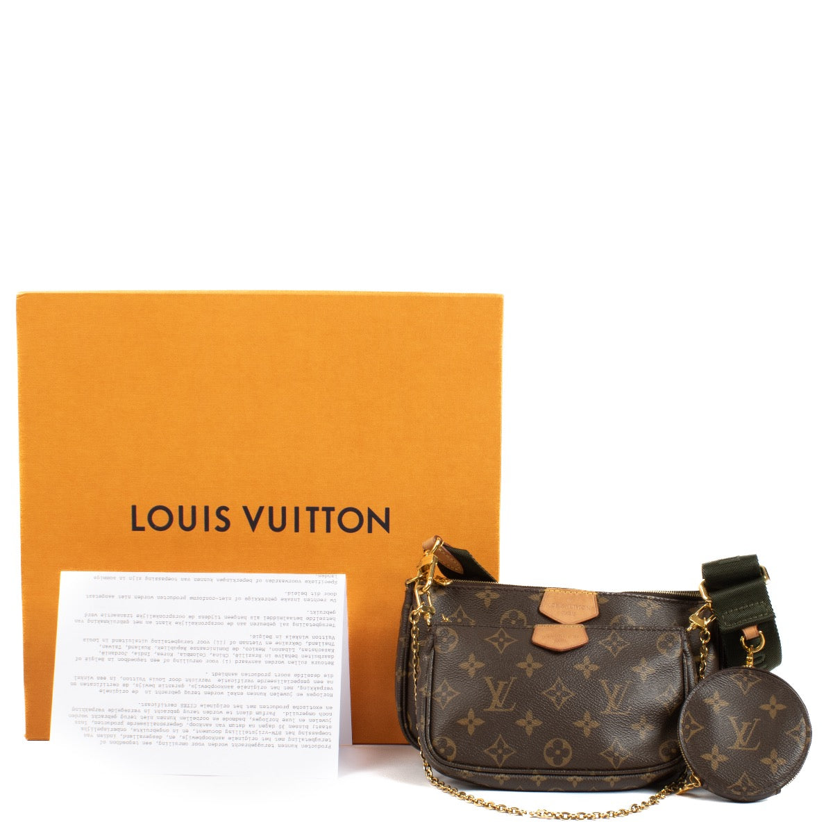 Shop safe online at Labellov in Antwerp, Brussels and Knokke this 100% authentic second hand Louis Vuitton Monogram Multi Pochette Crossbody
