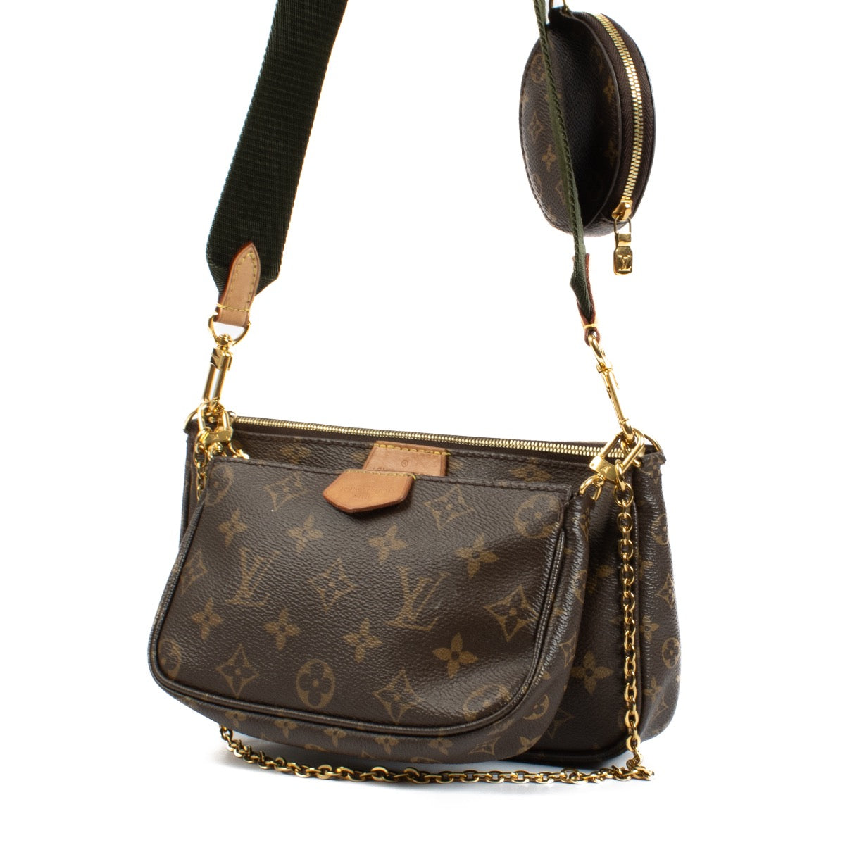 Shop safe online at Labellov in Antwerp, Brussels and Knokke this 100% authentic second hand Louis Vuitton Monogram Multi Pochette Crossbody