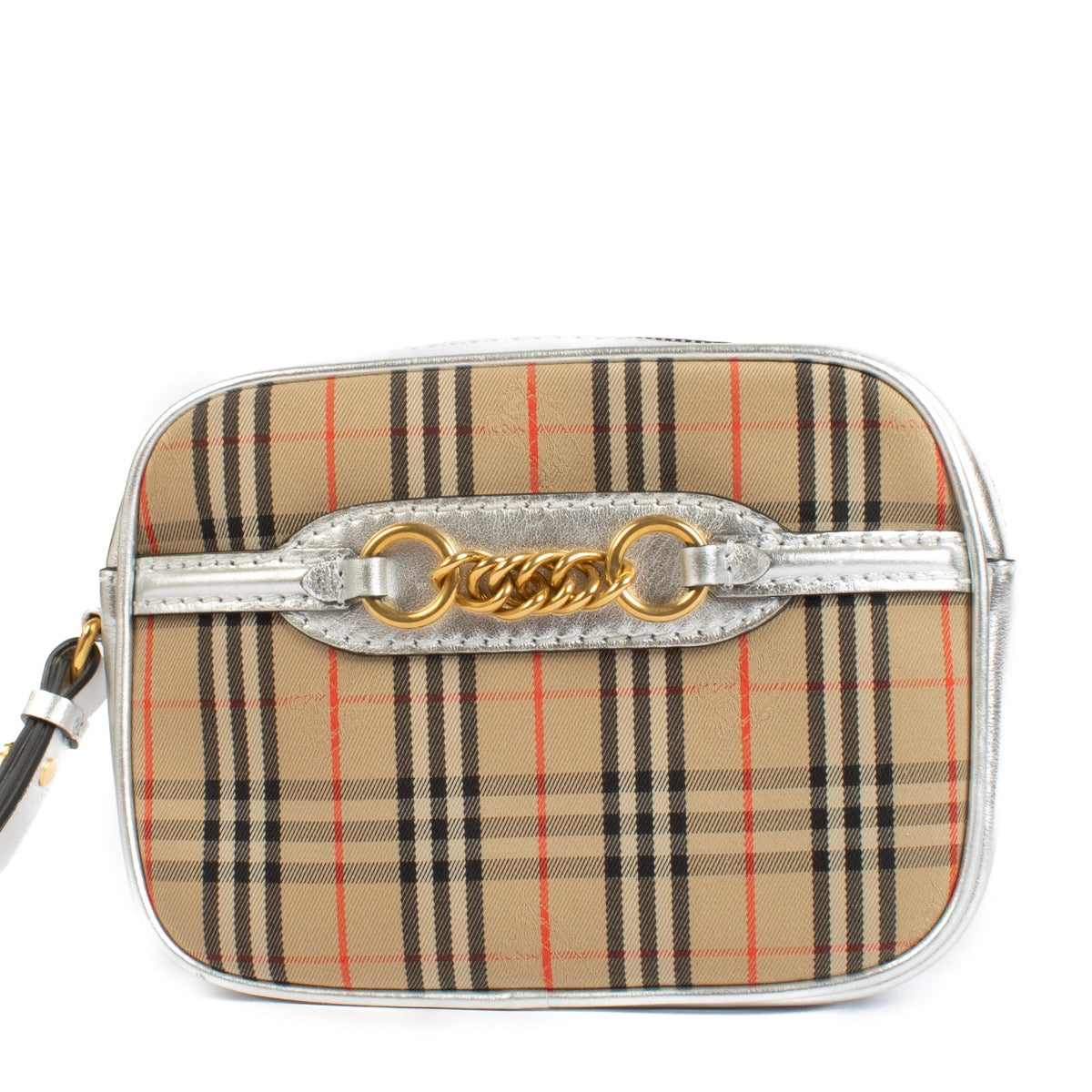 Shop safe online at Labellov in Antwerp, Brussels and Knokke this 100% authentic second hand Burberry Check Canvas Belt Bag