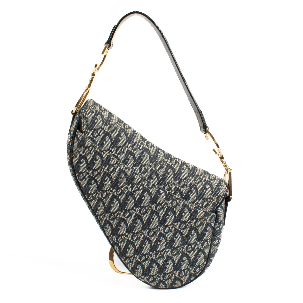 Shop safe online at Labellov in Antwerp, Brussels and knokke this 100% authentic second hand Christian Dior Vintage Oblique Saddle Bag