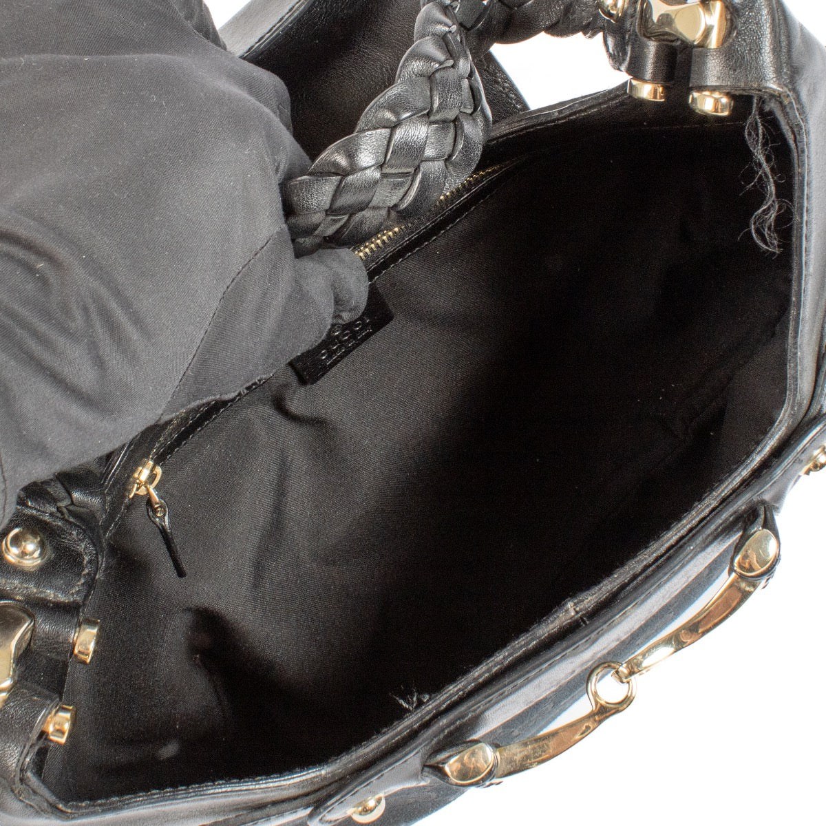 Shop safe online at Labellov in Antwerp, Brussels and Knokke this 100% authentic second hand Gucci Black GG Canvas Shoulder Bag