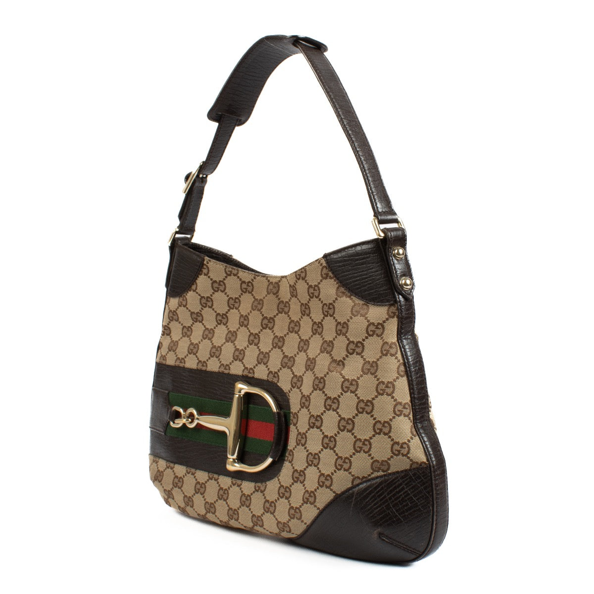 Shop safe online at Labellov in Antwerp, Brussels and Knokke this 100% authentic second hand Gucci GG Canvas Hobo Bag