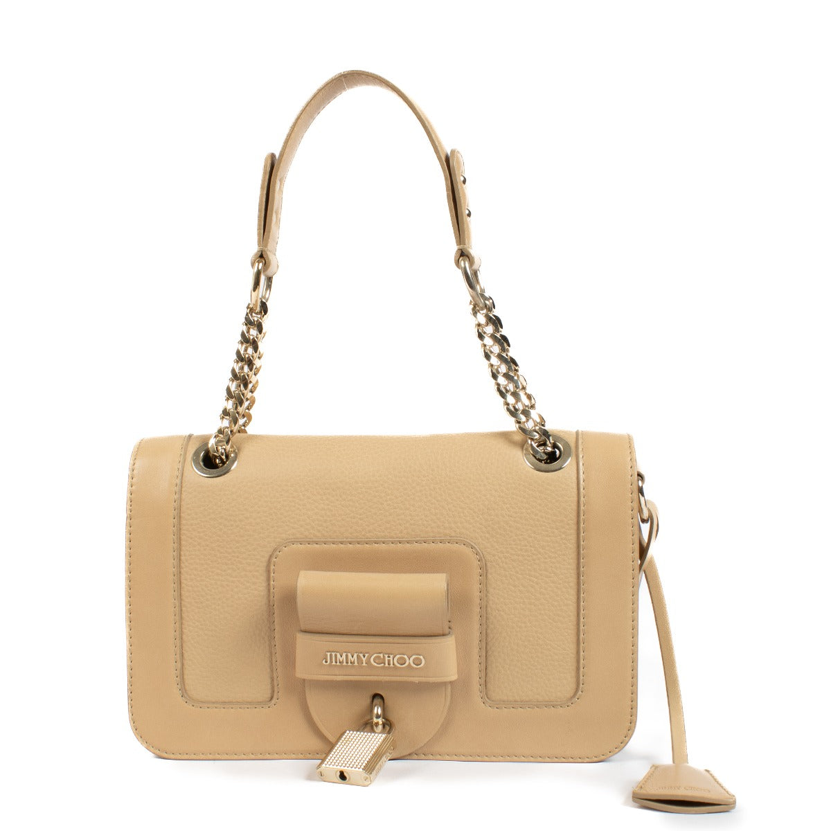 Shop 100% authentic secondhand Jimmy Choo Beige Chain Bag on Labellov.com
