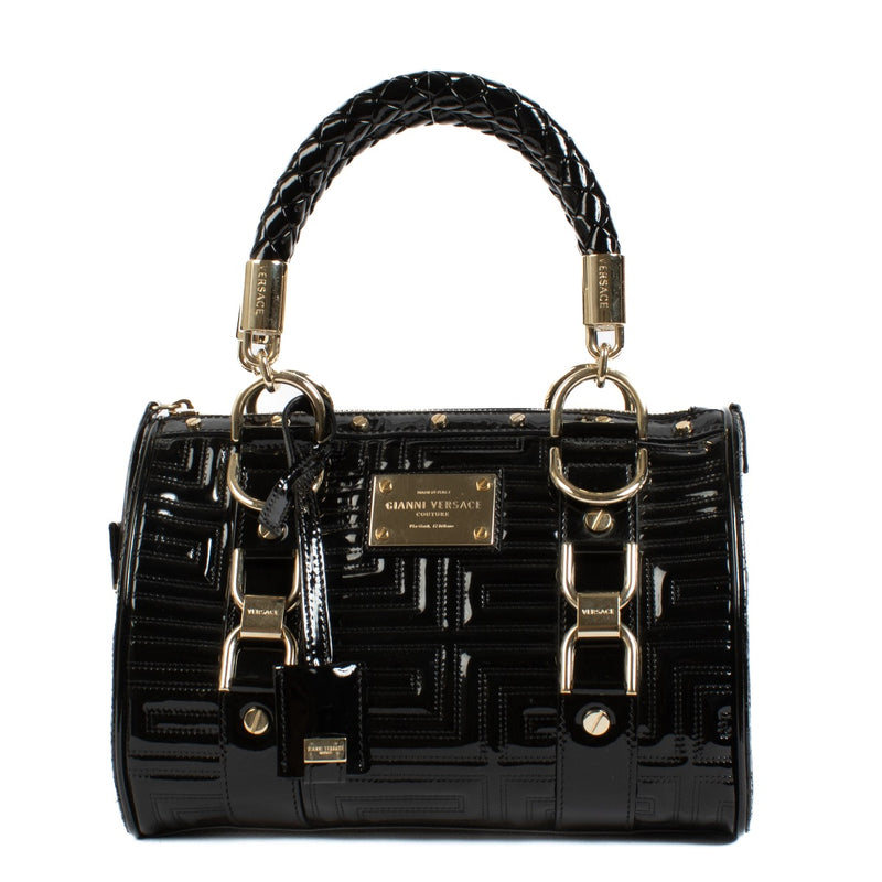Shop 100% authentic secondhand Versace Black Patent Snap Out Of It Bag on Labellov.com