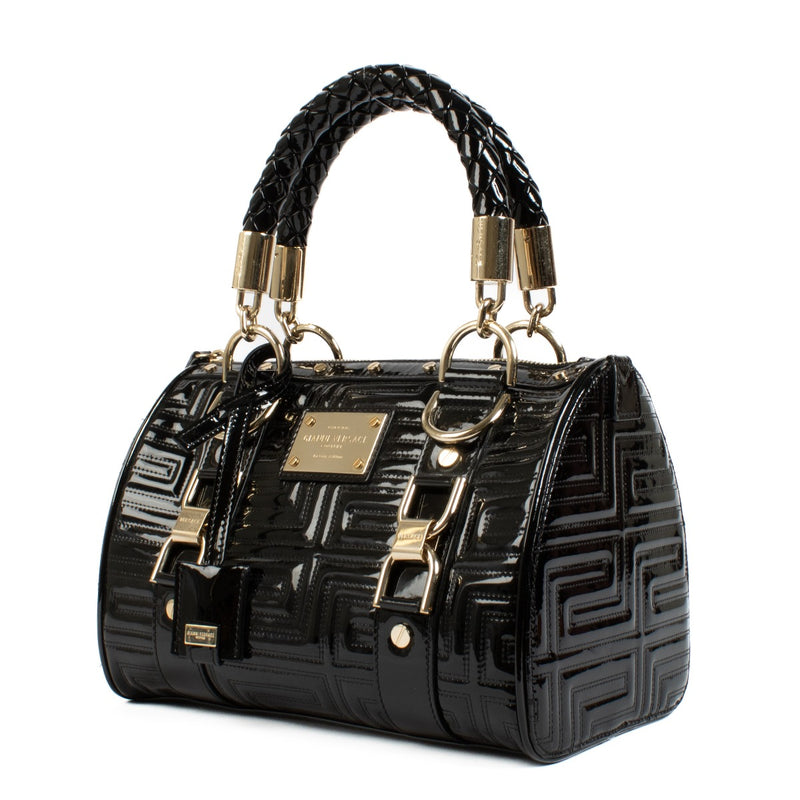 Shop 100% authentic secondhand Versace Black Patent Snap Out Of It Bag on Labellov.com