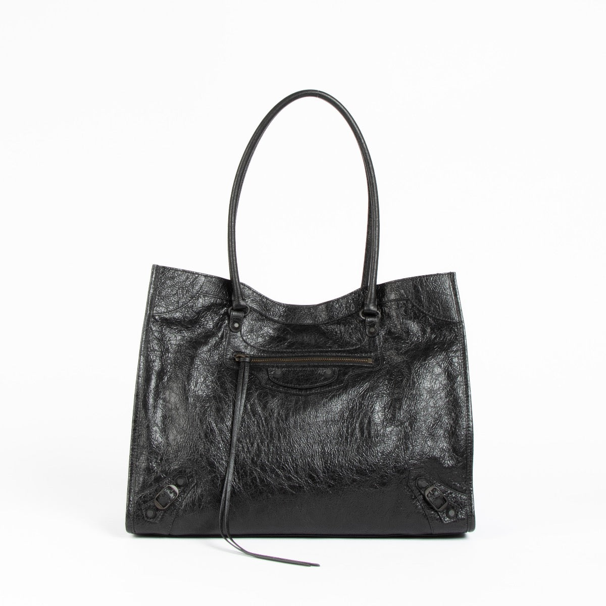 Authentic pre-loved Balenciaga Black Le City Medium Tote bag on Labellov.com