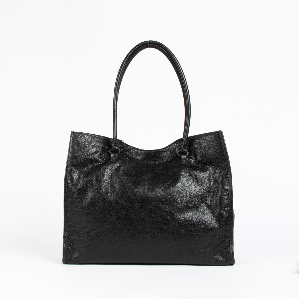 Authentic pre-loved Balenciaga Black Le City Medium Tote bag on Labellov.com