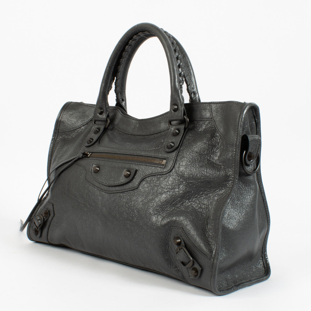 Balenciaga Le City Medium Grijze Schoudertas