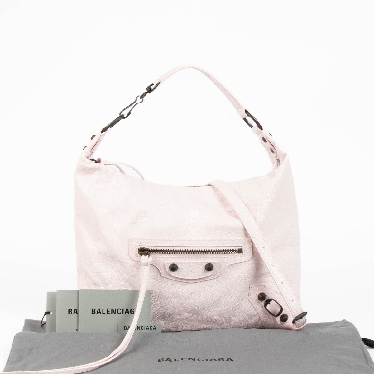 Balenciaga Pink Le City Hobo Small for the best price at Labellov secondhand luxury